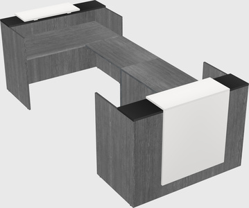 Reception desk u-shape