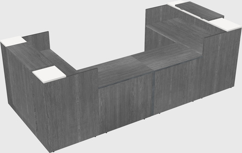 Reception desk u-shape