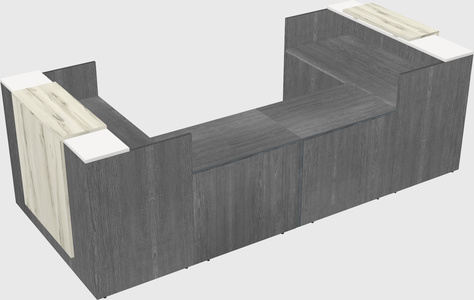 Reception desk u-shape