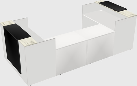Reception desk u-shape