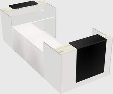 Reception desk u-shape