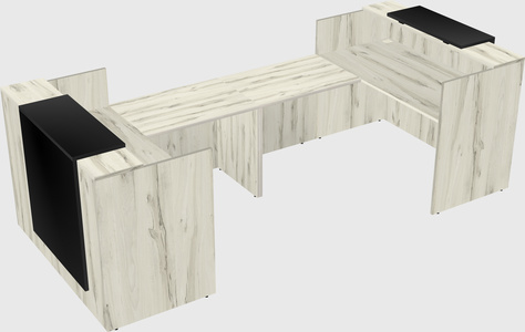 Reception desk u-shape