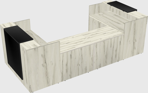 Reception desk u-shape