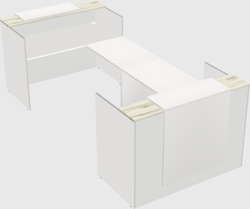 Reception desk u-shape