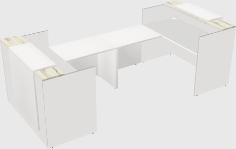 Reception desk u-shape