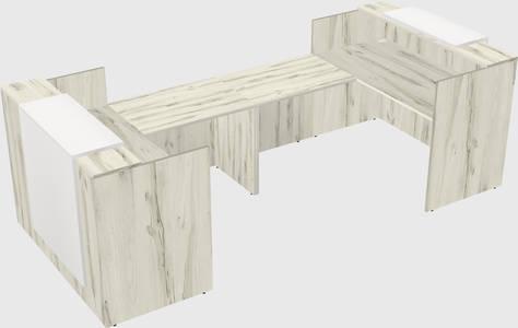 Reception desk u-shape