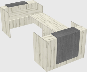 Reception desk u-shape