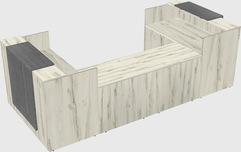 Reception desk u-shape