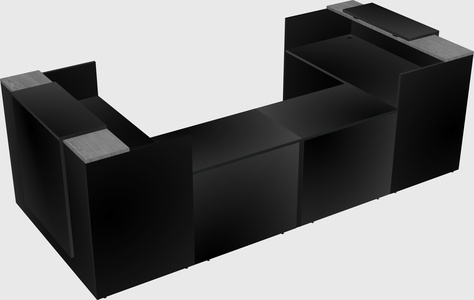 Reception desk u-shape