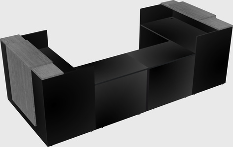 Reception desk u-shape