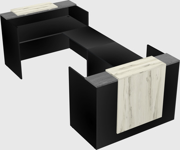Reception desk u-shape