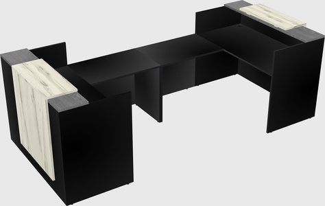 Reception desk u-shape