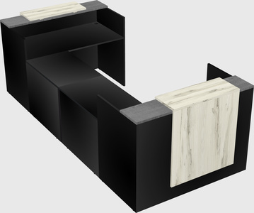 Reception desk u-shape