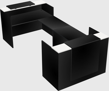 Reception desk u-shape