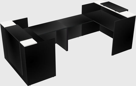 Reception desk u-shape