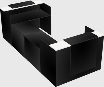 Reception desk u-shape