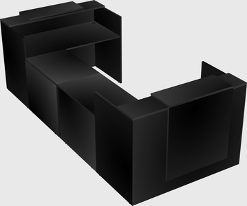 Reception desk u-shape