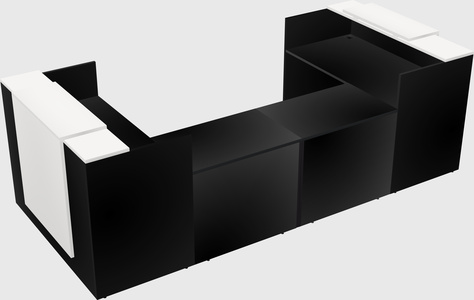 Reception desk u-shape