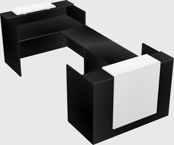 Reception desk u-shape
