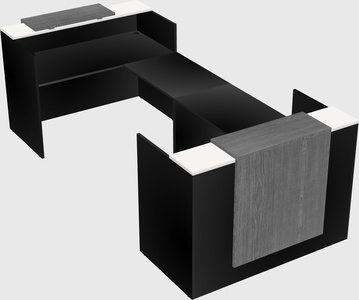 Reception desk u-shape