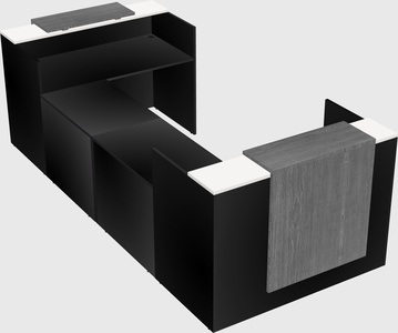 Reception desk u-shape