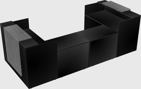 Reception desk u-shape