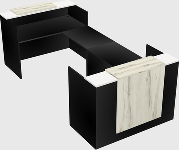 Reception desk u-shape