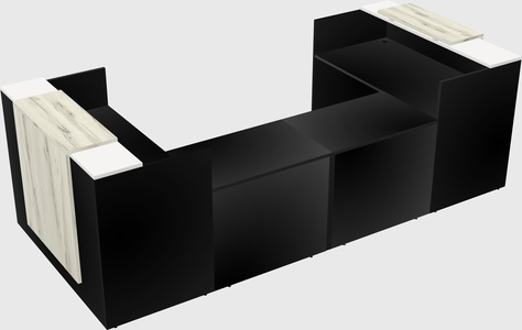 Reception desk u-shape