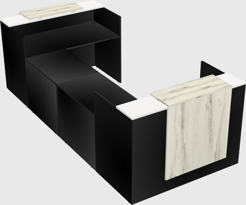 Reception desk u-shape