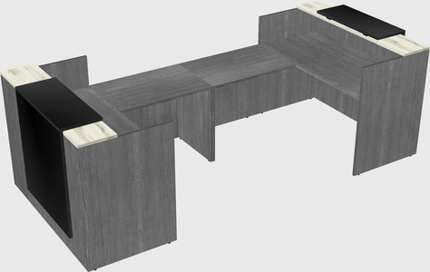 Reception desk u-shape