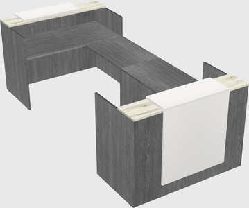 Reception desk u-shape
