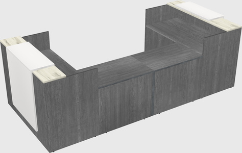 Reception desk u-shape