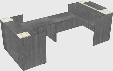 Reception desk u-shape