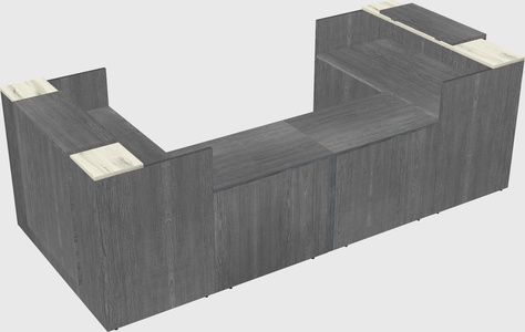 Reception desk u-shape