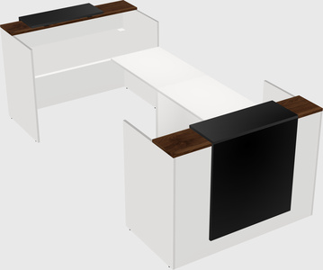 Reception desk u-shape