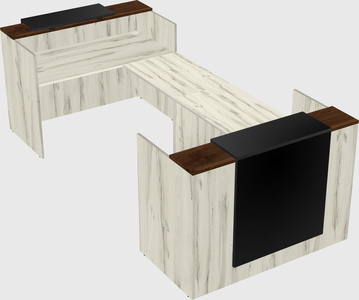 Reception desk u-shape