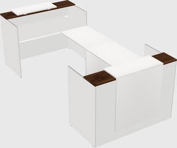 Reception desk u-shape