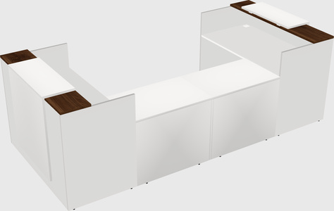 Reception desk u-shape