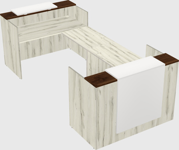 Reception desk u-shape