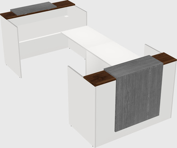 Reception desk u-shape