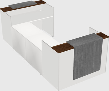 Reception desk u-shape