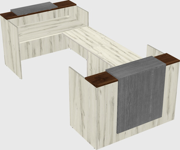 Reception desk u-shape