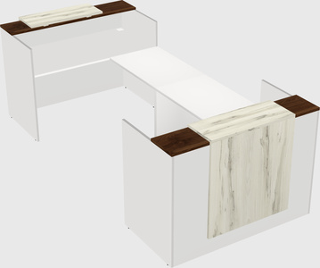 Reception desk u-shape