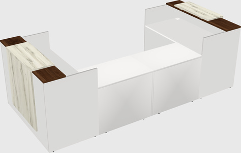 Reception desk u-shape