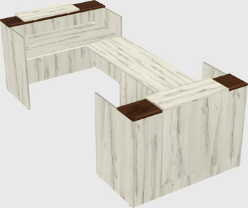 Reception desk u-shape
