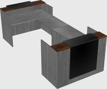 Reception desk u-shape