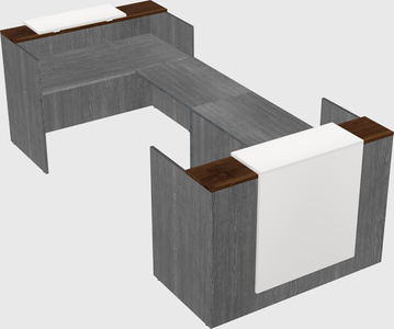 Reception desk u-shape