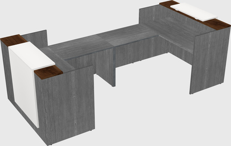 Reception desk u-shape