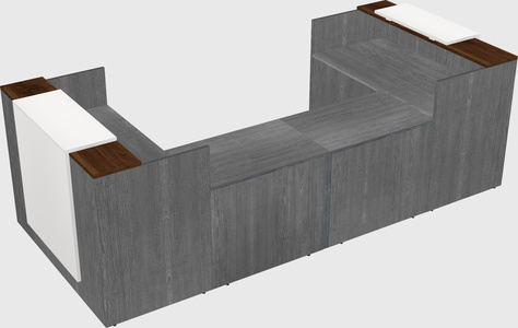 Reception desk u-shape