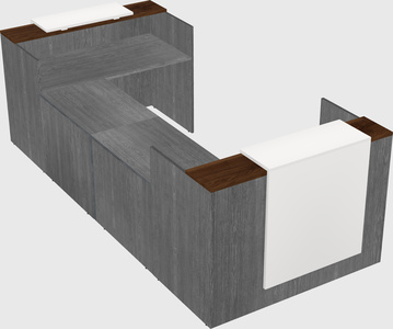 Reception desk u-shape